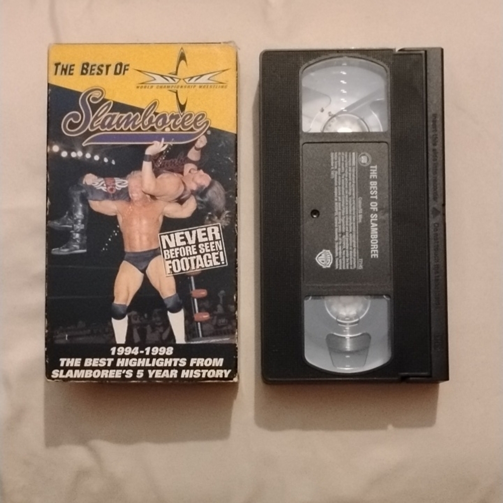 The Best of Slamboree 1994-1998 VHS Tape WCW Wrestling Rare Sports